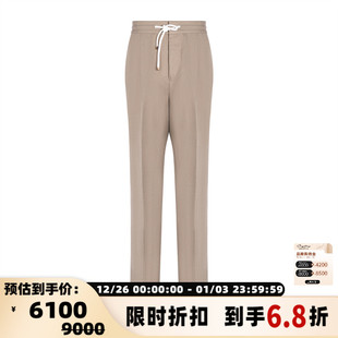 银泰百货精品 简约休闲裤 Cucinelli春夏男士 301574 Brunello