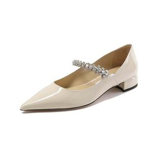 银泰百货 Jimmy 单鞋 女士尖头平底鞋 300095 Choo周仰杰