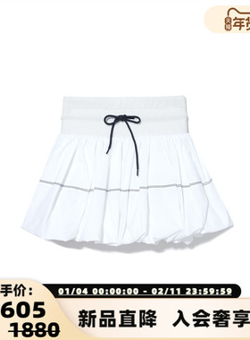 ANDAHALF 秋冬新款女士棉质泡泡超短裙银泰百货 301602