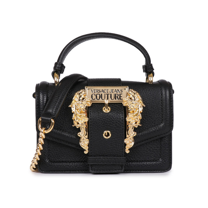 VERSACE JEANS 范思哲 女士荔枝纹手提斜挎链条小方包 300154