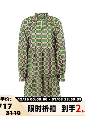 STINE GOYA 女士立领中长款连衣裙