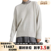 Cucinelli Brunello 秋冬女士简约半高领宽松羊绒毛衣银泰