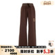 WE11DONE 301574 银泰百货精品 女士春秋纯棉休闲裤 休闲运动裤