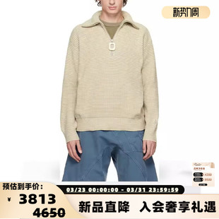 银泰百货 J.W. 百搭半拉链高领毛衣 时尚 301574 Anderson男士