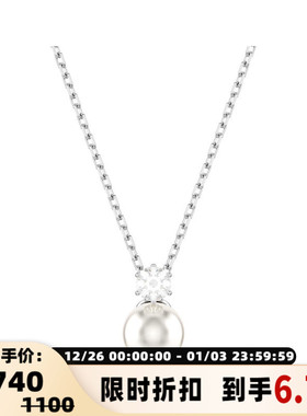 SWAROVSKI 春夏女士白色简约时尚款项链银泰百货精品 301367