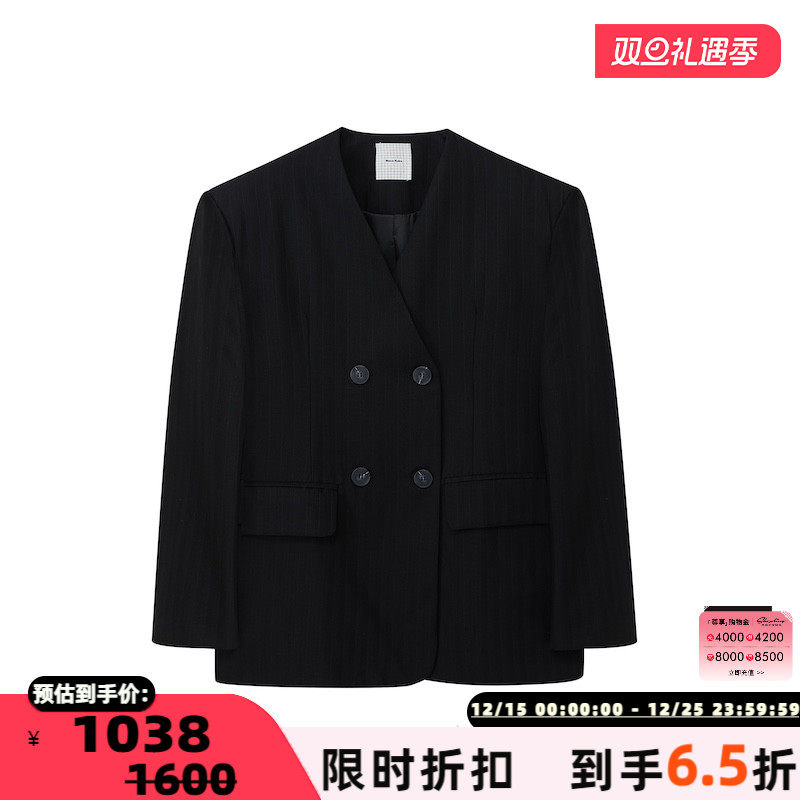 MacaKakaOversized条纹西装