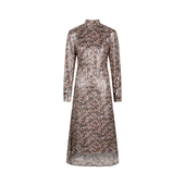 JACQUES 折扣 WEI花色印花简约立领女士日常通勤连衣裙