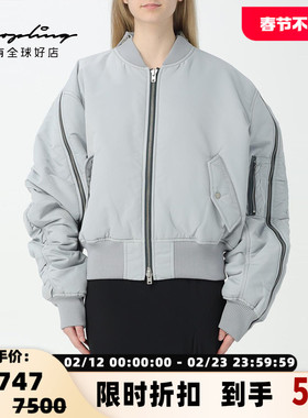 ACNE STUDIOS 明星同款廓形飞行员休闲夹克外套银泰百货 301596