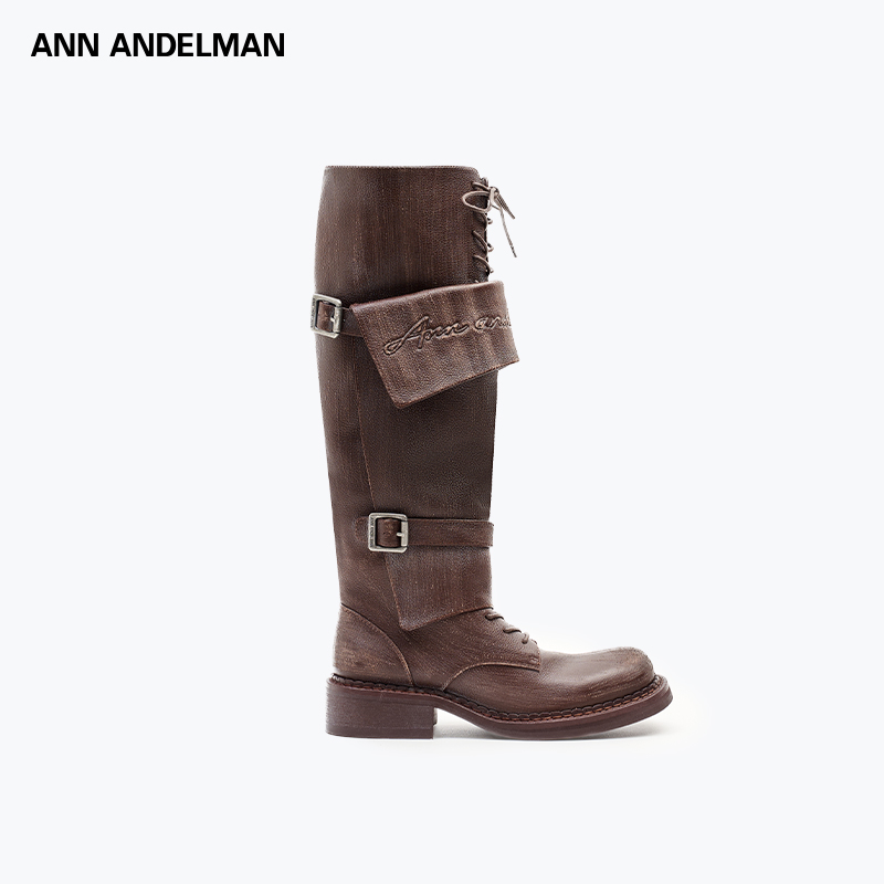 ANN ANDELMAN 25秋冬新款女士潮流都市中长靴银泰百货 301286