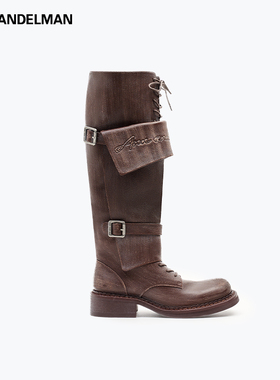 ANN ANDELMAN 25秋冬新款女士潮流都市中长靴银泰百货 301286