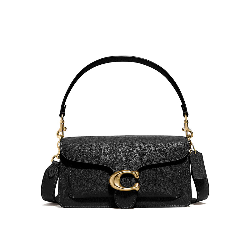 COACH/蔻驰女士字母C金属扣休闲单肩手提包