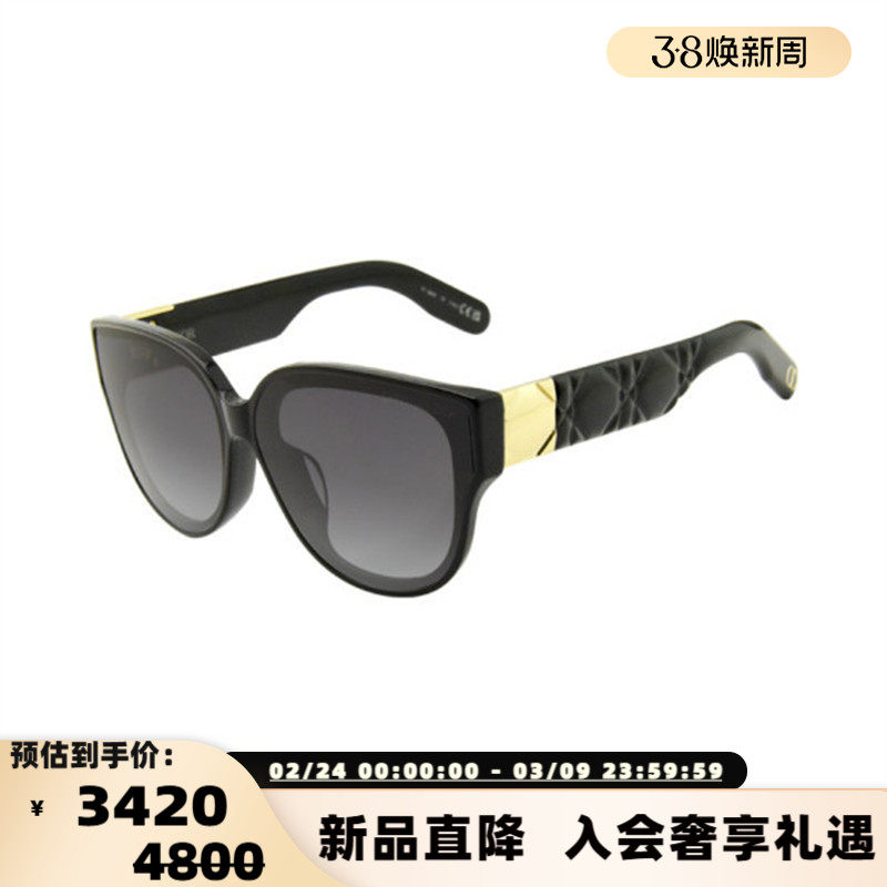 DIOR迪奥 25新款女款经典简约显瘦太阳镜时尚墨镜银泰百货 300211