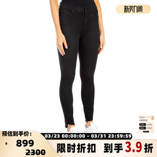 银泰百货 MOTHER 休闲牛仔裤 脚毛边简约9分裤 301604 水洗女士小裤