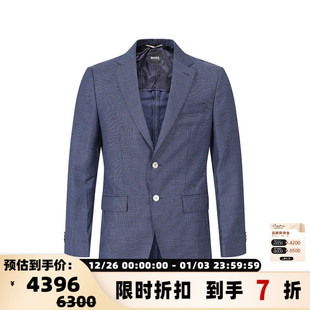 单排扣休闲西服银泰 Hugo black系列修身 男士 300095 Boss雨果博斯