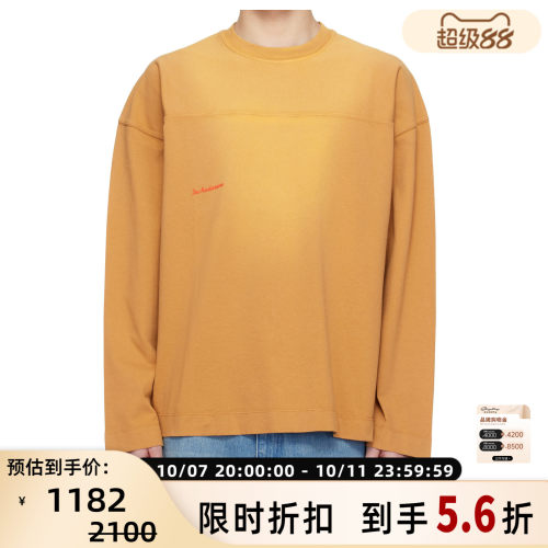 JW ANDERSON男士经典简约长袖圆领T恤银泰百货 301574