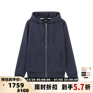 饰连帽卫衣银泰 Hugo black系列徽标装 男士 300095 Boss雨果博斯