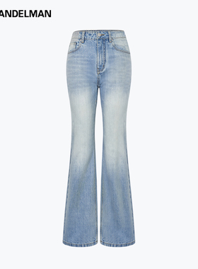 ANN ANDELMAN 25春夏女士满天星钻牌修身牛仔裤银泰百货301286