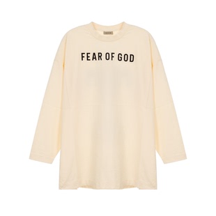 米色字母logo长袖 FEAR 男士 GOD 圆领T恤银泰百货精品301574
