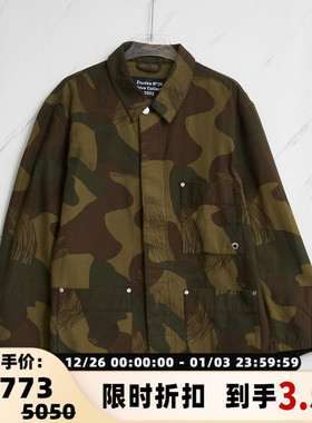 ETUDES 潮流时尚男士迷彩休闲夹克外套银泰百货精品 301596