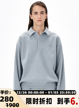 The Last Redemption金晨、张小斐同款男女加绒Polo领卫衣301460