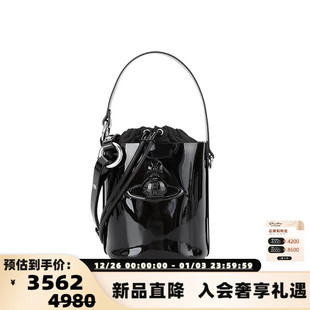 女士轻奢漆皮水桶包银泰百货 西太后 300217 Westwood Vivienne