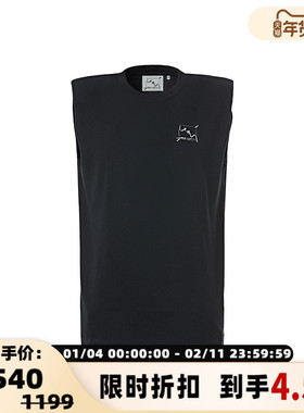 PROJECTJOIN 春夏男士423LOGO无袖T恤休闲背心银泰百货精品300228