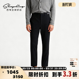 银泰百货 ADER 羊毛材质毛呢休闲西裤 职场高端男士 301596 ERROR