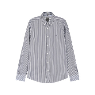 Boss雨果博斯 银泰百货 男士 衬衫 300095 black系列休闲长袖 Hugo