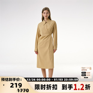 极简休闲衬衫 STORIES收腰裹裙长袖 INSPIRE 连衣裙 折扣