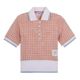 银泰百货 THOM 女士POLO衫 BROWNE 301574 24春夏新款