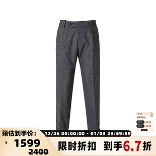 Boss雨果博斯 银泰百货 男士 休闲裤 300095 Black系列锥形裤 Hugo