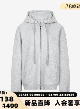 PROJECTJOINLOGO刺绣宽松休闲连帽卫衣 300228