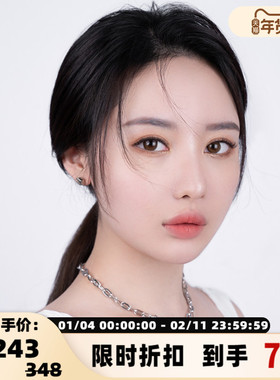 abybcharming情书银色情侣项链