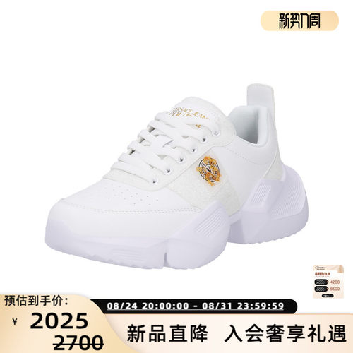 范思哲VJC女士运动休闲鞋小白鞋