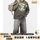 圆领T恤银泰百货 ACNE 301574 男士 宽松长袖 STUDIOS 25秋冬新款