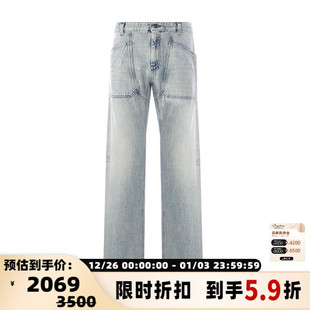 迪赛 银泰百货 秋冬新款 嘻哈风中腰直筒牛仔裤 300217 男士 DIESEL