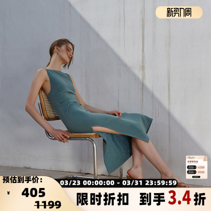 INSPIRE&STORIES梦露裙露背吊带春季款法式连衣裙SJ004