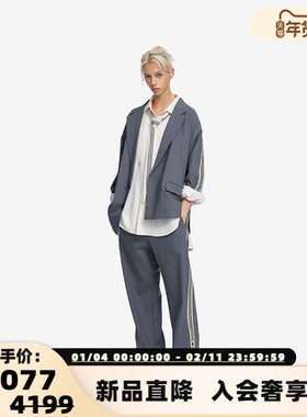 PROJECTJOIN 秋冬款男士非对称羊毛休闲西服外套银泰百货 300228