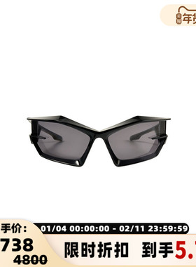 Givenchy 秋冬款 男士GIV CUT几何形太阳镜银泰百货精品 301365
