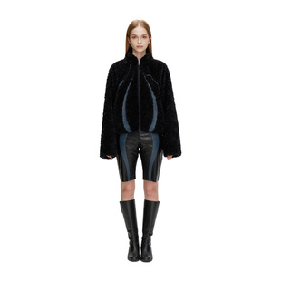 秋冬款 REDEMPTION 女士摇粒绒拼皮外套301460 LAST THE