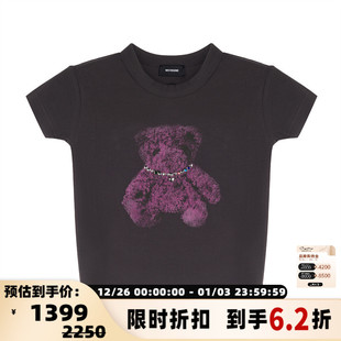 圆领T恤银泰百货精品 休闲短袖 done春夏女士时尚 301574