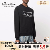 Martine 301596 圆领字母印花套头卫衣银泰 Rose 秋冬男女同款