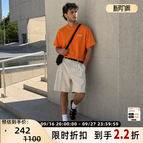 REPRESENT印花圆领短袖T恤