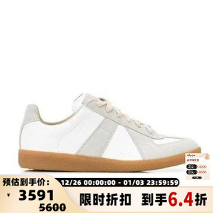 银泰 MAISON 女士拼色圆头系带低帮休闲鞋 夏季 301604 MARGIELA