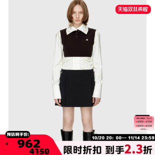 针织两件套银泰百货精品 Low 女士字母短款 早秋款 301596 Classic