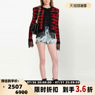 BALMAIN 春夏款女士时尚水洗牛仔短裤银泰百货精品 301596