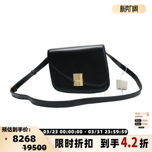 SALVATORE 301596 FERRAGAMO女士金色饰扣中号单肩斜挎包银泰百货