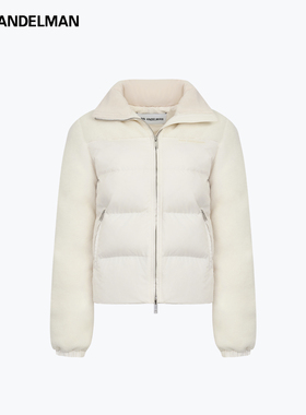 ANN ANDELMAN秋冬新款女士直筒拼羊羔绒羽绒服银泰百货 301286