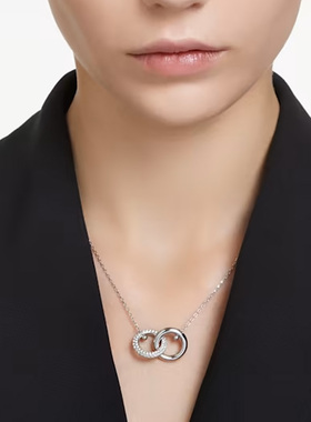 SWAROVSKI 秋冬女士白色简约时尚款项链银泰百货精品 301367