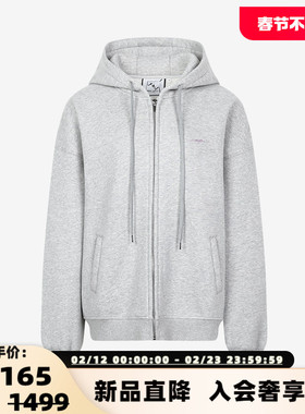 PROJECTJOINLOGO刺绣宽松休闲连帽卫衣 300228